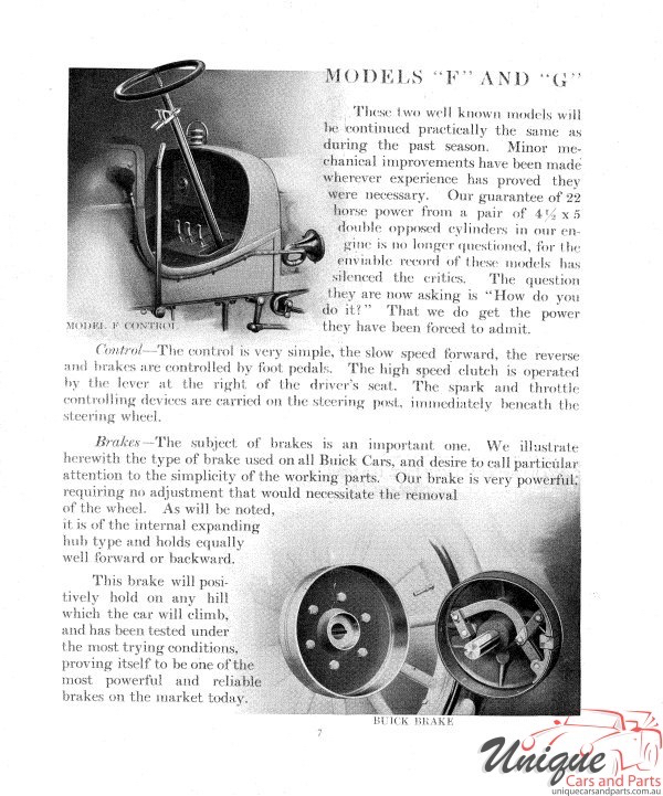 1907 Buick Automobiles Brochure Page 20